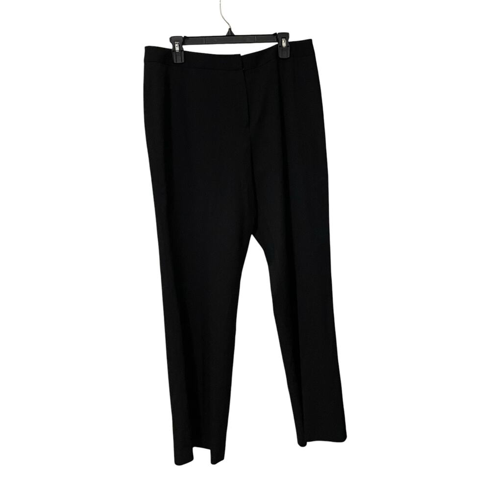Lafayette 148 Virgin Wool Black Item Cropped Style E0901207 Pants Size 14